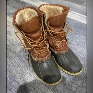 LL Bean Lined Boots